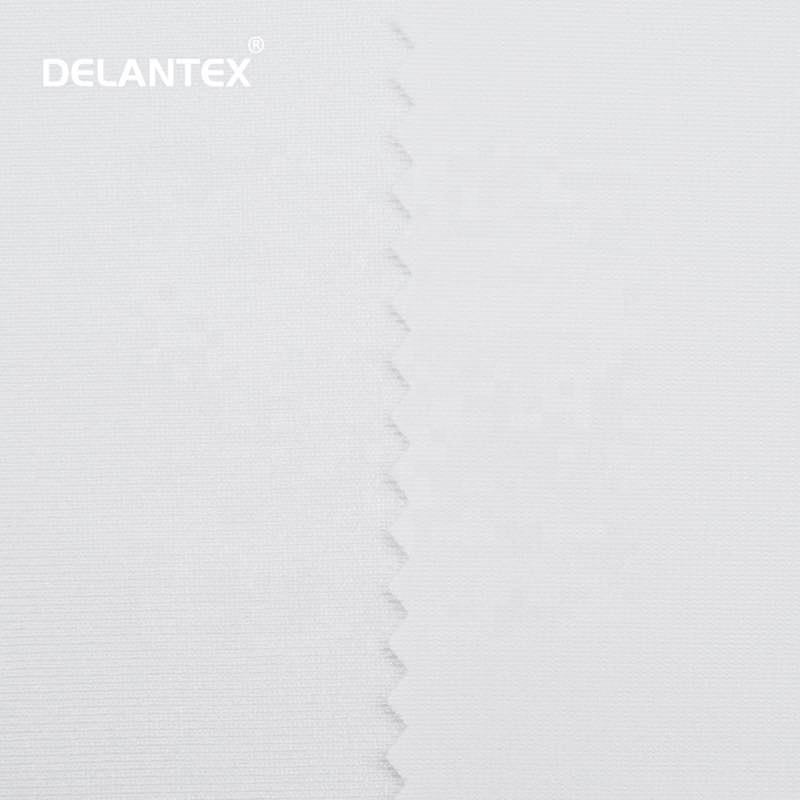 Delantex Manufacture Plain Dyed Knitted Stretchy Jersey Spandex Garment Knit Fabric Sublimation Fabric Polydex
