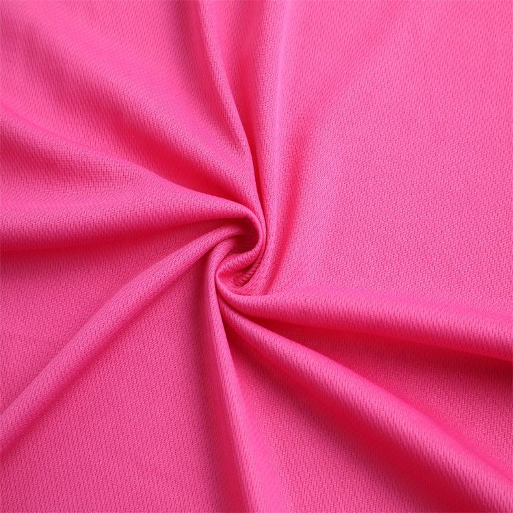 Delantex 100%Polyester Knit Breathable Wicking Bird Eye Mesh Jersey for Sportswear Garment Fabric