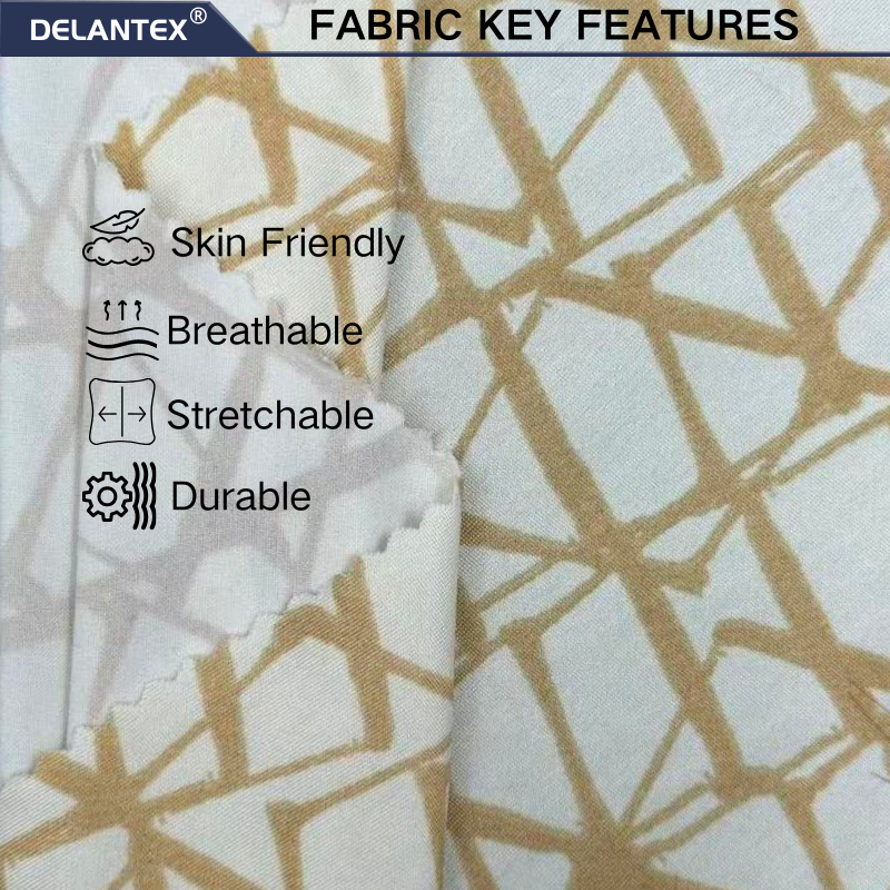 Delantex Way Stretch Jersey Fabric Undershirt Cloth 153cm 180gsm
