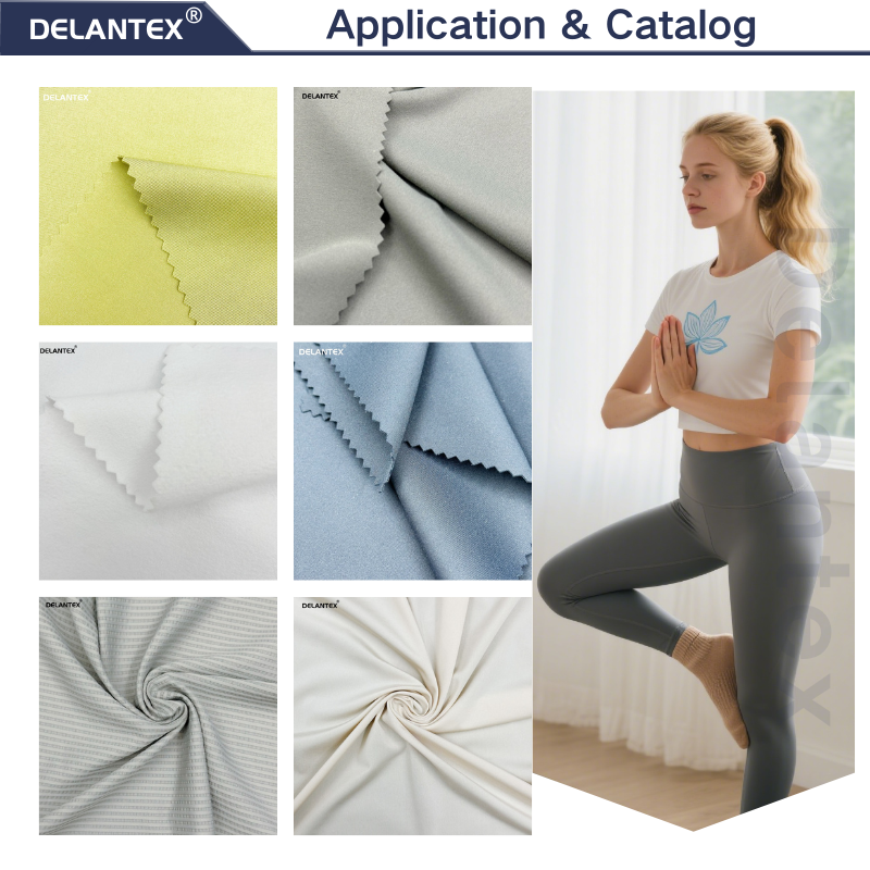 Delantex 160cm 65gsm Stretch Fabric Weft Knitted Light Swimming ultra Thin