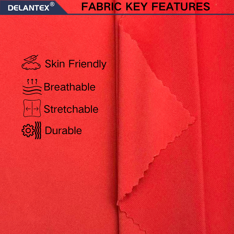 Delantex 153cm 280gsm Professional Production and Manufacturing of High-quality Women's Clothing Fabrics