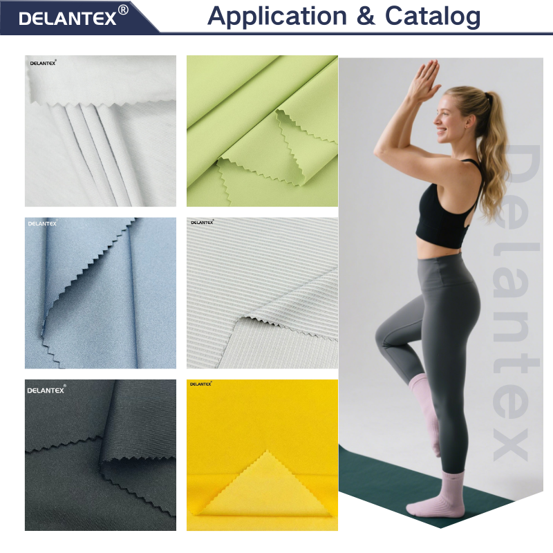 Delantex Jersey Fabric for Align-style 153cm 250gsm Stretch Comfortable to Feel Fabric