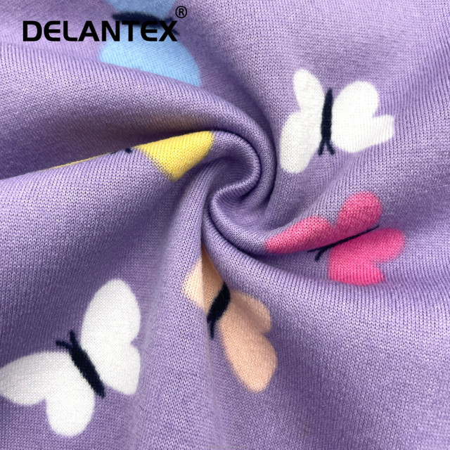 Delantex 150D/96F FDY Digital Printing Polar Unique Fleece Fabric by the Metre