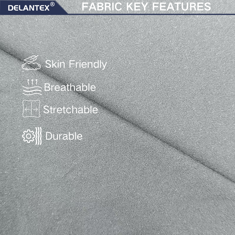 Delantex 160cm 75gsm Wear Resistant and Anti-static Yoga Pants Fabric