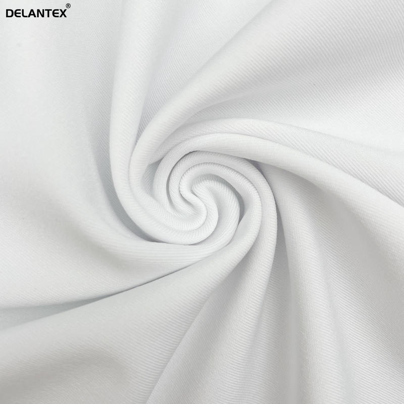 Delantex High Stretch Double Faced Sport Fabric for Girls 80% Polyester 20% Spandex Breathable Interlock for Sportswear
