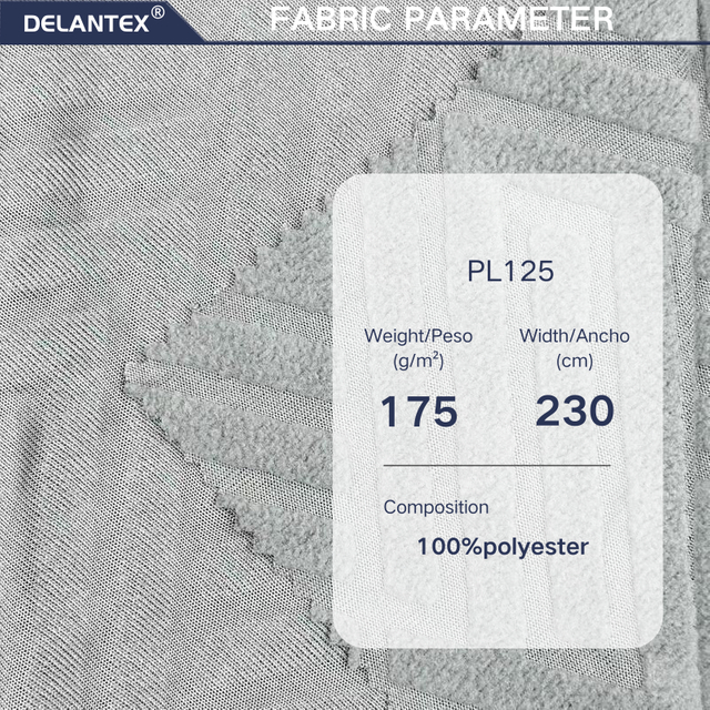 Delantex New Design 100 Polyester Polar Fleece Fabric, Clipping and Carving Fleece Material for Winter Warm Cloth