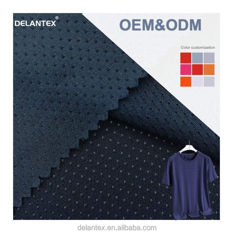 Delantex Breathable Mesh Fabric with a Silky and Comfortable Feel for T-shirts 150cm 155gsm