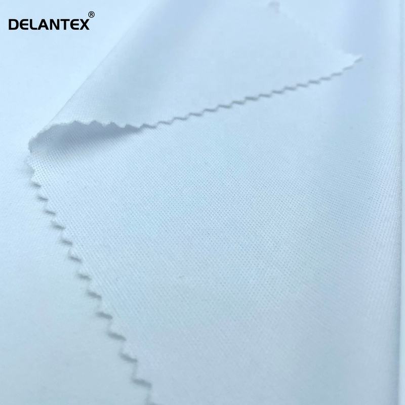 Delantex Dri Fit Lightweight 100% Polyester Pique Double Knit Micro Sport Fabric for Outdoor Double Faced for Girls Free Sample