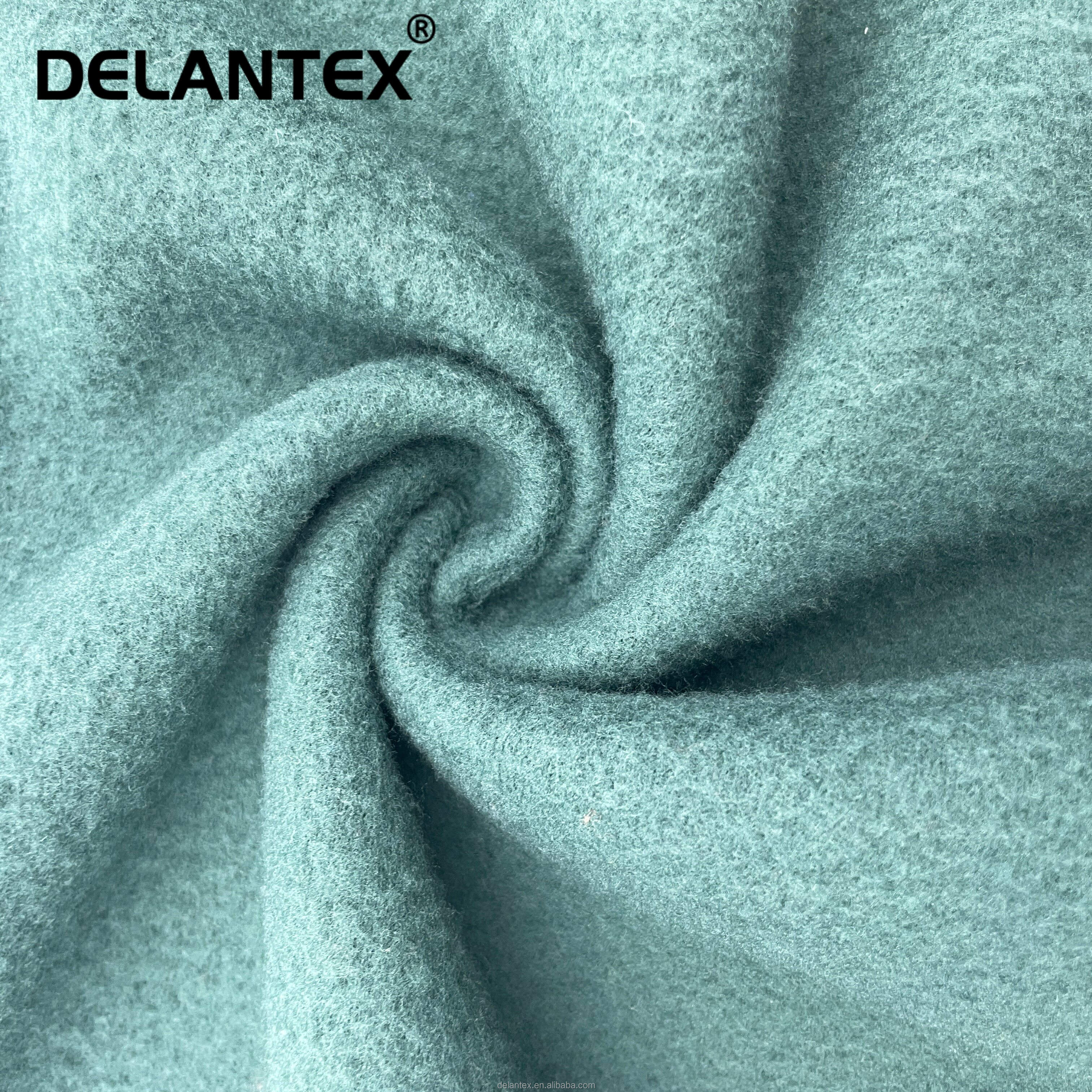 Delantex Polar Fleece Warm Keeping Knitted Polyester Two Side Fabric Wholesale