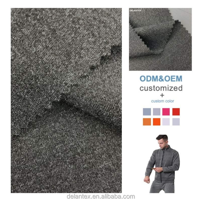 Delantex Shaoxing Winter Fabric DTY scuba Knitting Printed Fabric for Garment