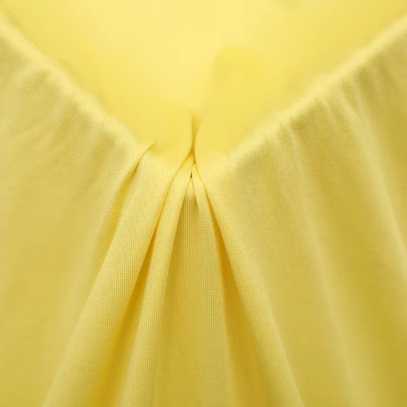 Delantex Stretch Single Fabric 150 GSM Polyester Single Jersey Knit Fabric for Tshirt Clothing