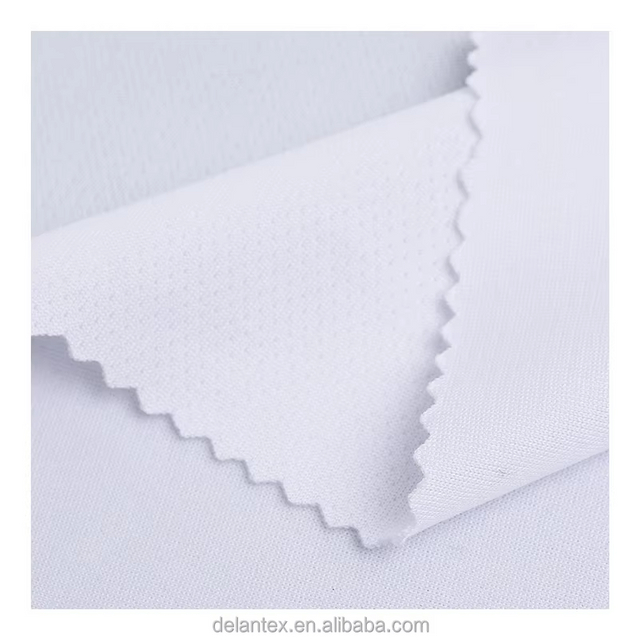 Delantex Anti Yellow Bird Eye Fabric T Shirt Fabric