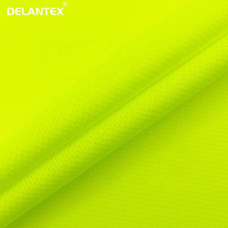 Delantex 100% Polyester Soft Hand Feel Solid Bird Eye Mesh Fabric for Sportswear
