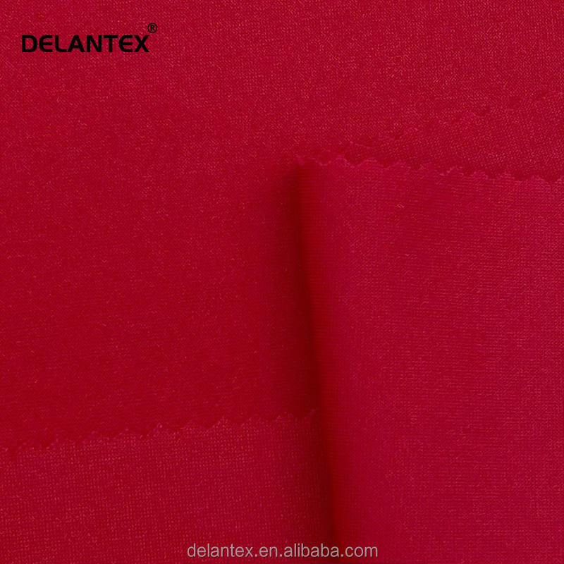Delantex 96%Polyester 4%Spandex Scuba Techno Fabric for Woman's Dress