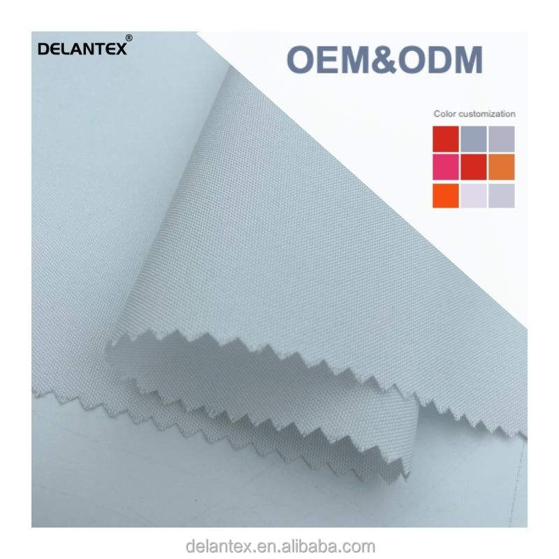 Anti-pill White Plain Weave Encryption Workwear Uniform Fabric Wholesale