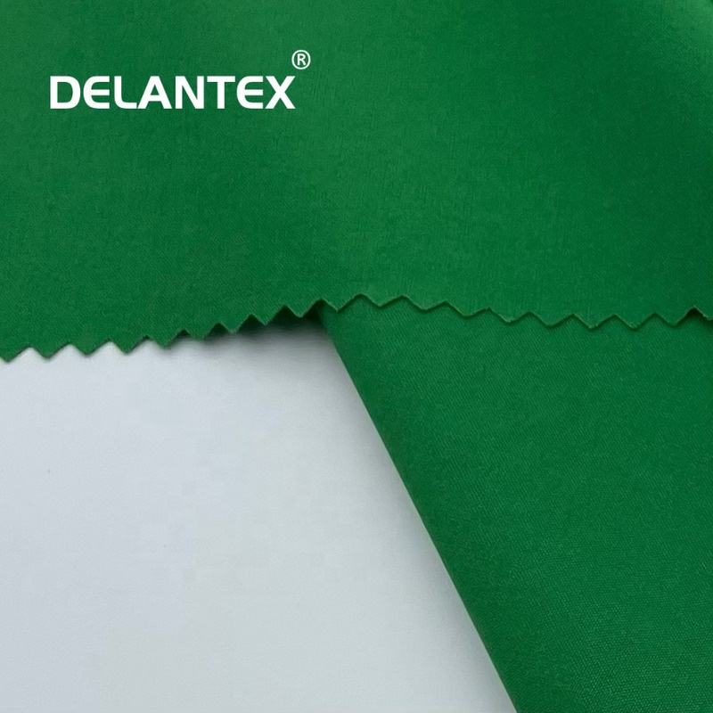 Delantex Water-Resistant Plain Weave 4 Way Stretch Fabric Jurly Fabric 140GSM Figs Scrubs Fabric Free Sample