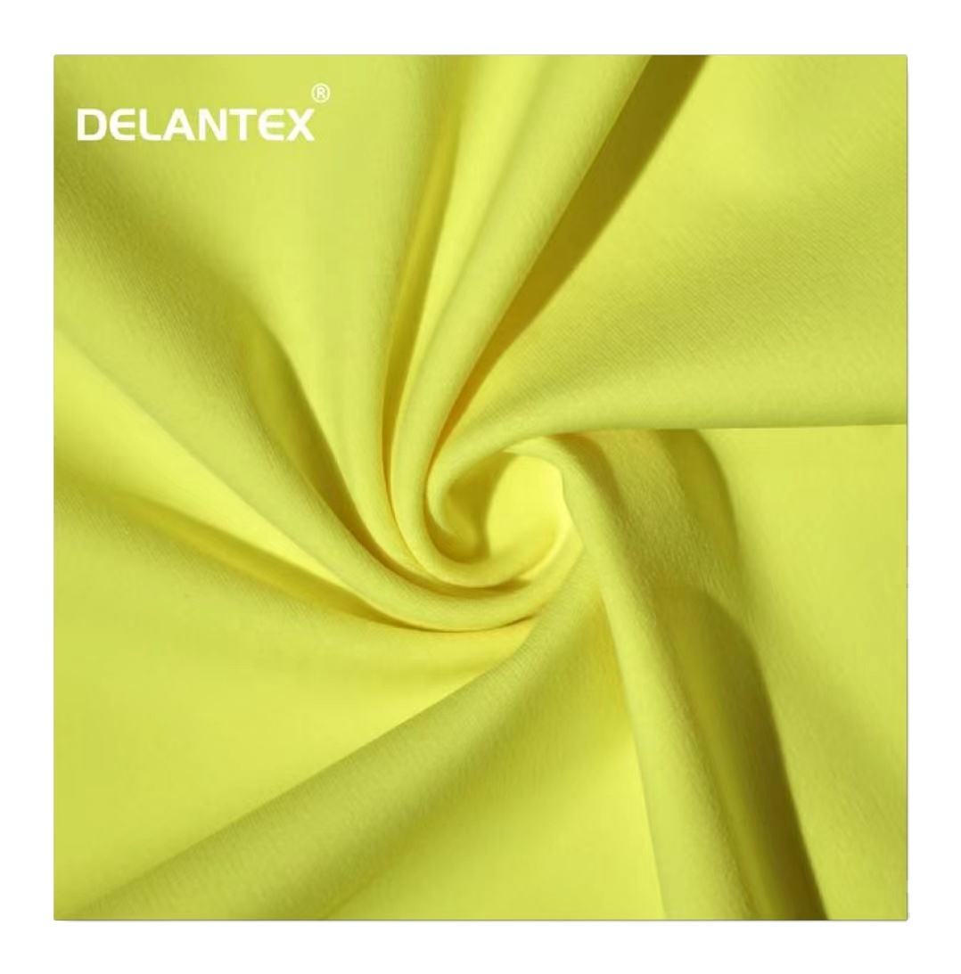 Delantex 82%Nylon 18%Spandex Knit Fabric Custom Yoga Wear Fabric for Swimwear