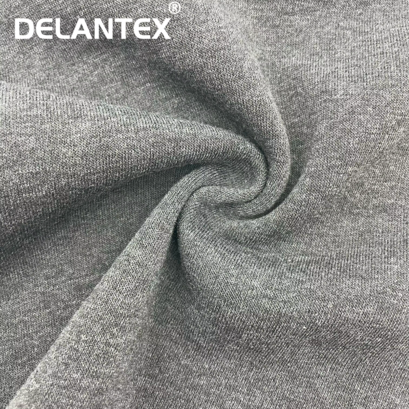 Delantex High Performance 240GSM for Hoodie Garment Felpa China Single Sided Brushed Fabric