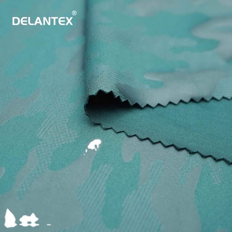 Delantex 245GSM Plain Style Polyester Spandex Stretch Printed Lemon Fabric for Girls' Sports Clothing Free Sample
