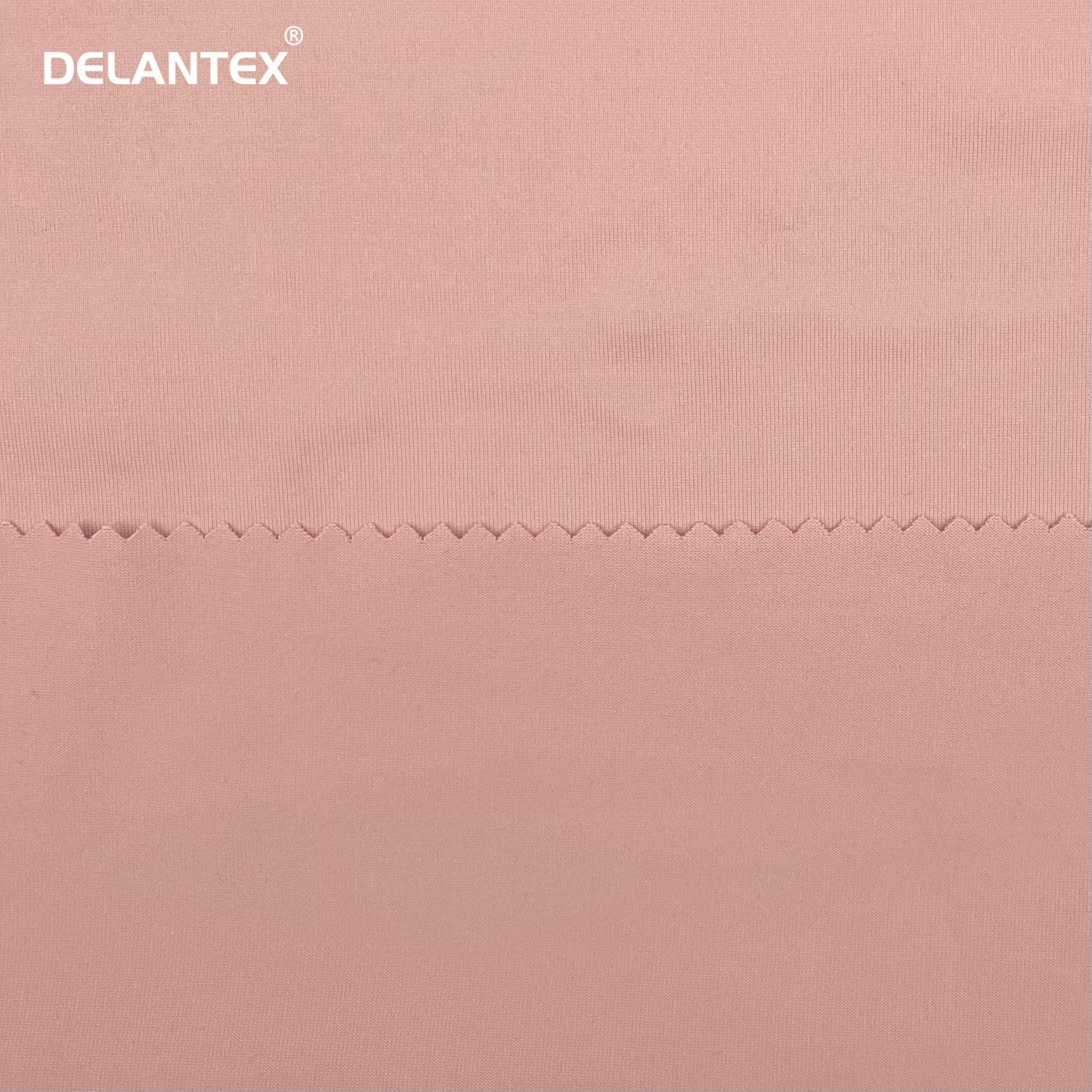 Delantex Good Price Knitted 270GSM Stretchy Double Side Brushed Print Fabric for Yoga Clothes Free Sample