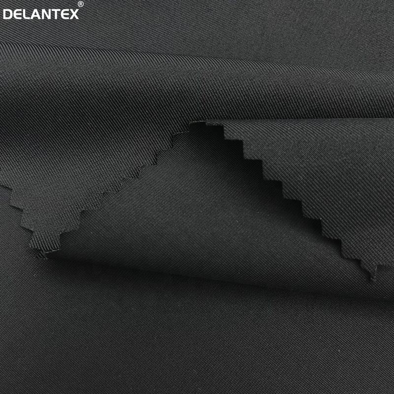 Hot Sale Black 86% Recycle Polyester 14%spandex Jersey Wholesale Fabric Suppliers Free Sample