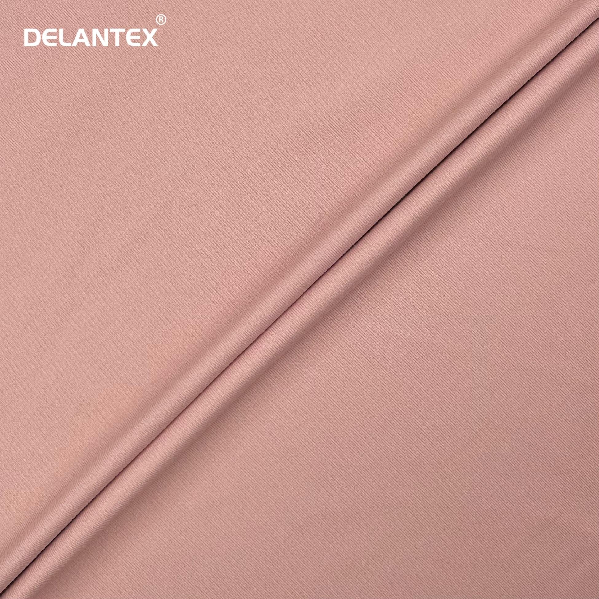 Delantex Good Price Knitted 270GSM Stretchy Double Side Brushed Print Fabric for Yoga Clothes Free Sample