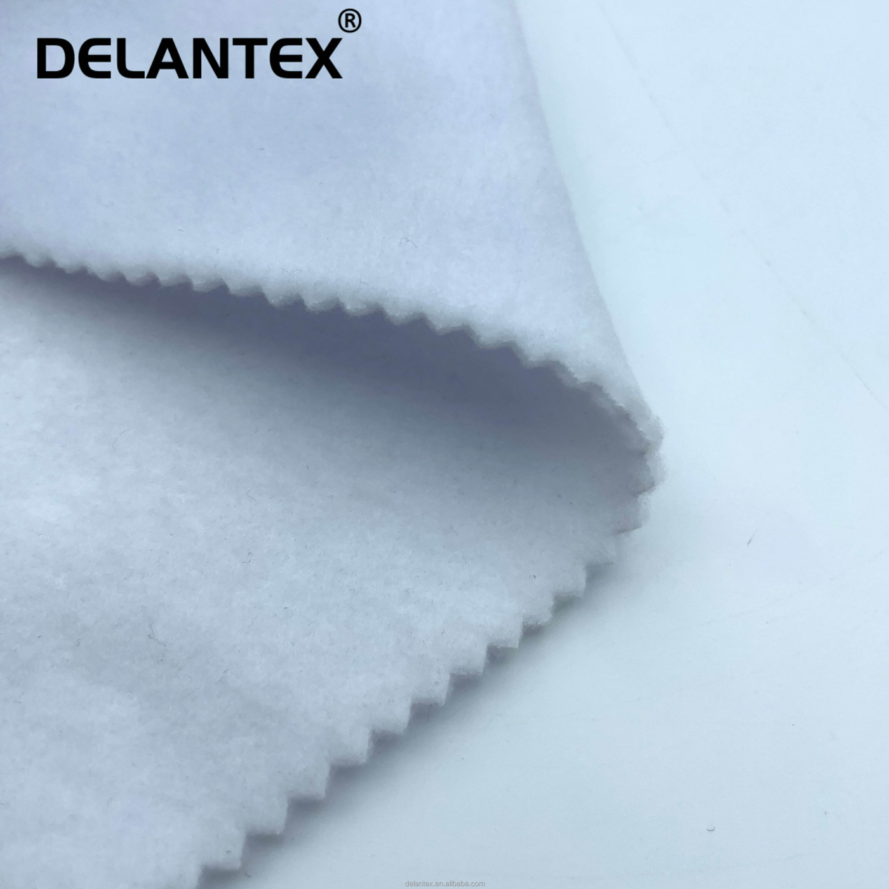 Customized Color Double Side Brush One Side Fleece Fabric for Blanket Free Sample
