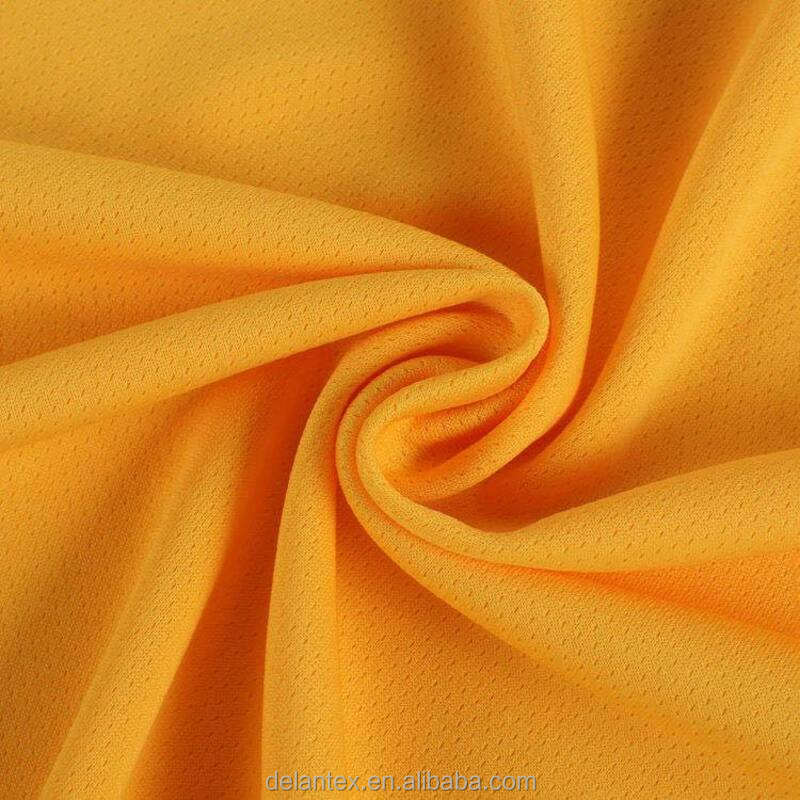 100% Polyester Bird Eye Microfiber T-Shirt Fabric