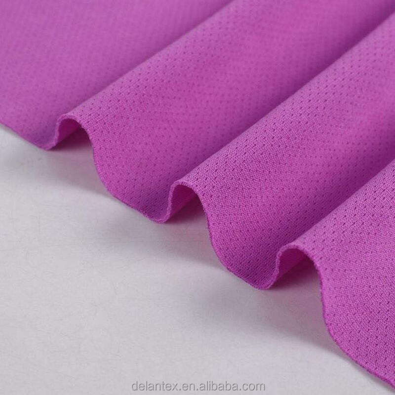 100% Polyester Bird Eye Microfiber T-Shirt Fabric