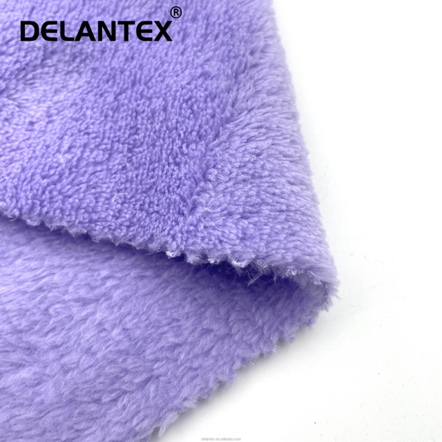 Delantex Customized Soft Flannel Fleece Fabric for Garment Bedding with High Quality Free Samples