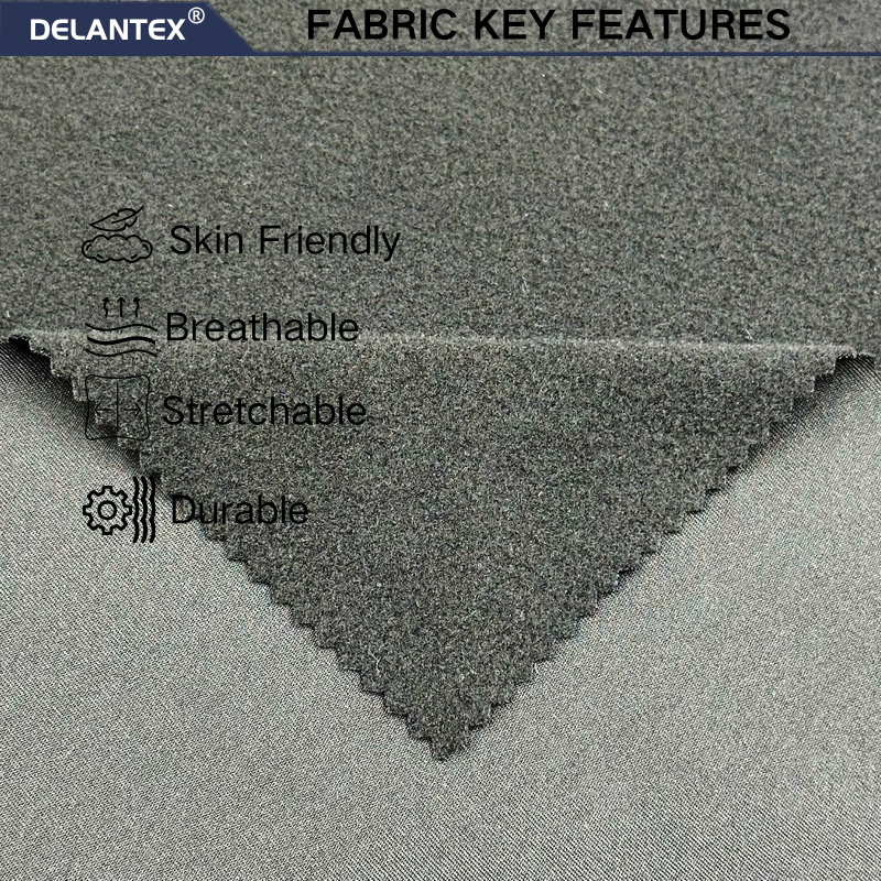 Delantex Hot Sale High Stretch Poly Spandex Functional Jersey Yoga High Quality Polyester Jersey Fabric