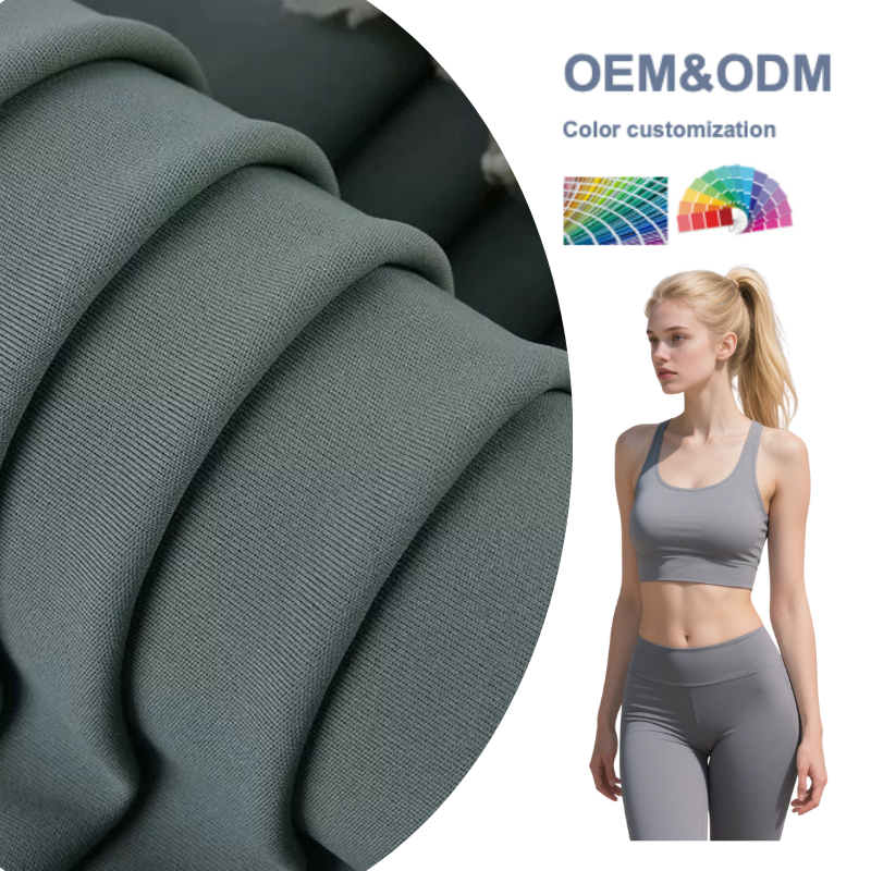 Delantex Comfortable Polyester Spandex Activewear Fabric Supplier Quick-dry for Swimming Wear Very Soft