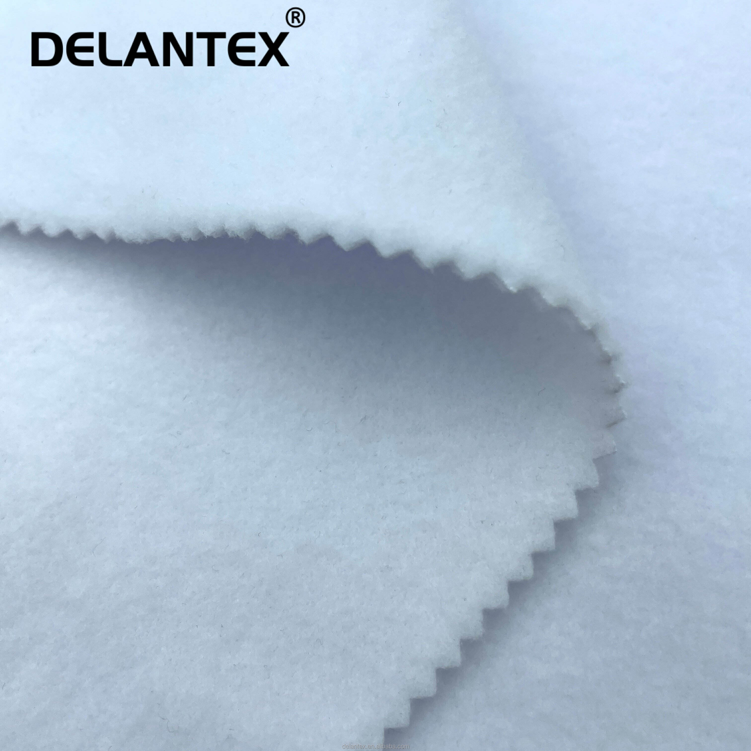 Customized Color Double Side Brush One Side Fleece Fabric for Blanket Free Sample