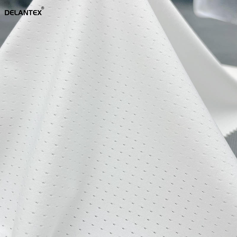 Delantex Top Quality Soccer Uniform Butterfly Dryfit Sport Mesh Fabric for Sublimation Free Sample