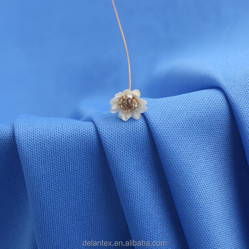 High-Quality 100d/144f 100% Polyester Weft Knitted Interlock Fabric