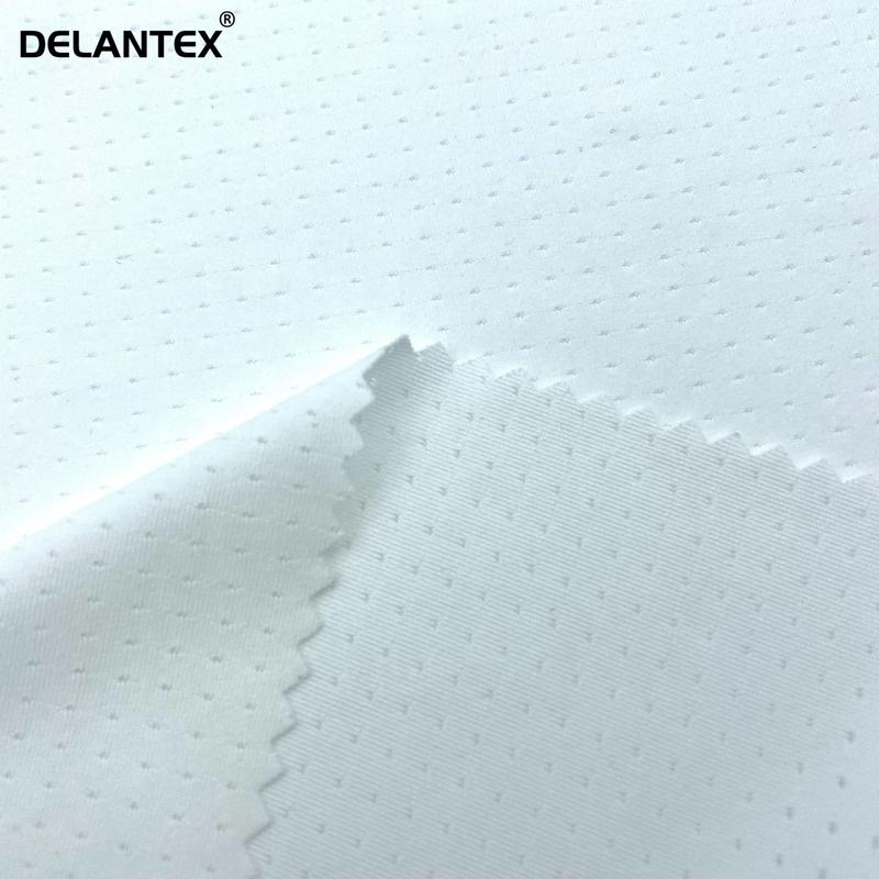 Delantex Sublimation Fabric Butterfly Mesh Polyester Spandex Fabric for Sportswear Customer Free Sample