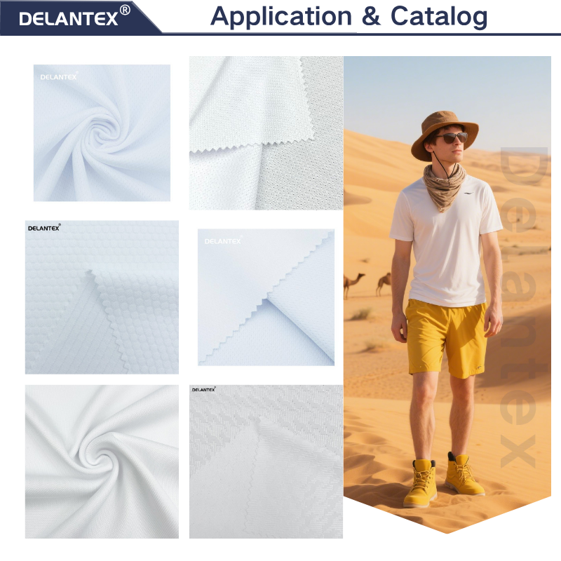 Delantex 100% Polyester Interlock Fabric Double-sided Fabric Can Be Used to Create Comfortable Colors for Sportswear Fabrics