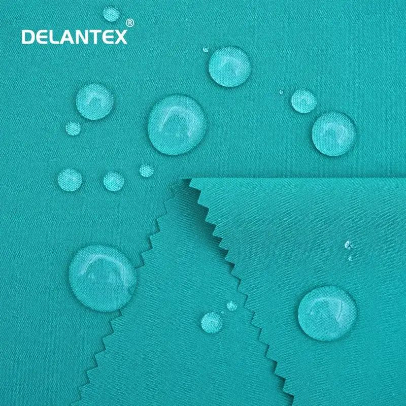Delantex 96 Polyester 4 Spandex 4 Way Stretch Water Repellent Antimicrobial Medical Fabric Roll Free Sample