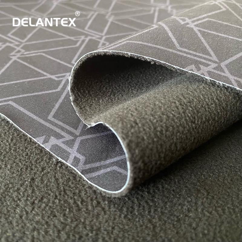 Delantex Polyester Twill Gabardine Fabric Waterproof 3 Layer Digital Printing Fabric Free Sample