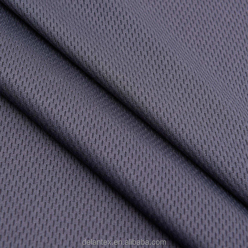 Delantex Bird Eye Bonded Interlock Fabric Polimaiky Recycled Poly Sports Jacket Fabric