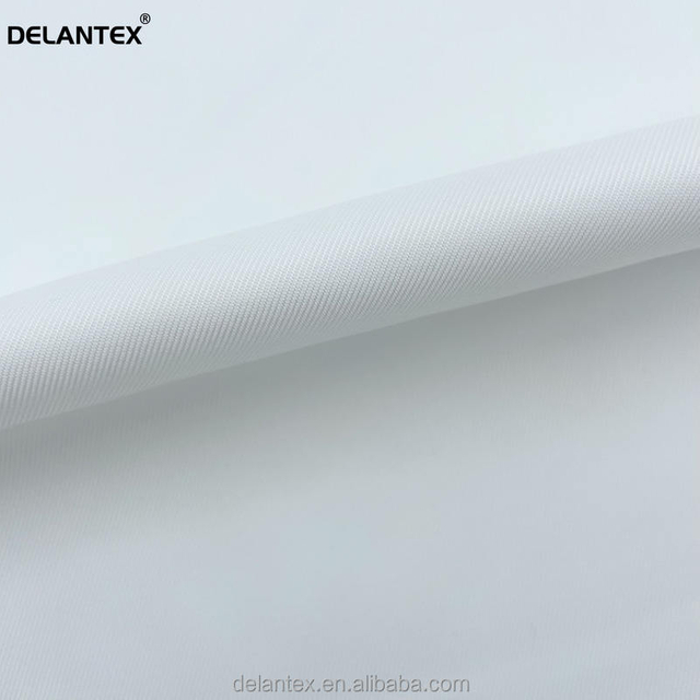 Delantex Wholesale White 205GSM Cool Tweed Hospital Uniform Ice Silk Fabric Men Wear