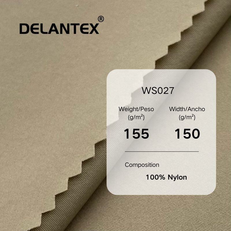 Delantex 90% Nylon 10% Spandex 2/1 Twill Nylon Four-Way Stretch Fabric