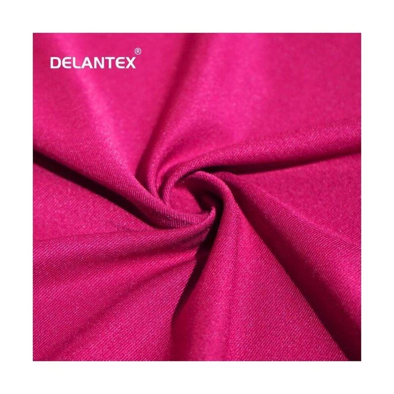 Delantex 230GSM 82%Polyester 18%Spandex Fabric Custom Knit Polyester Spandex Fabric for Swimwear Free Sample
