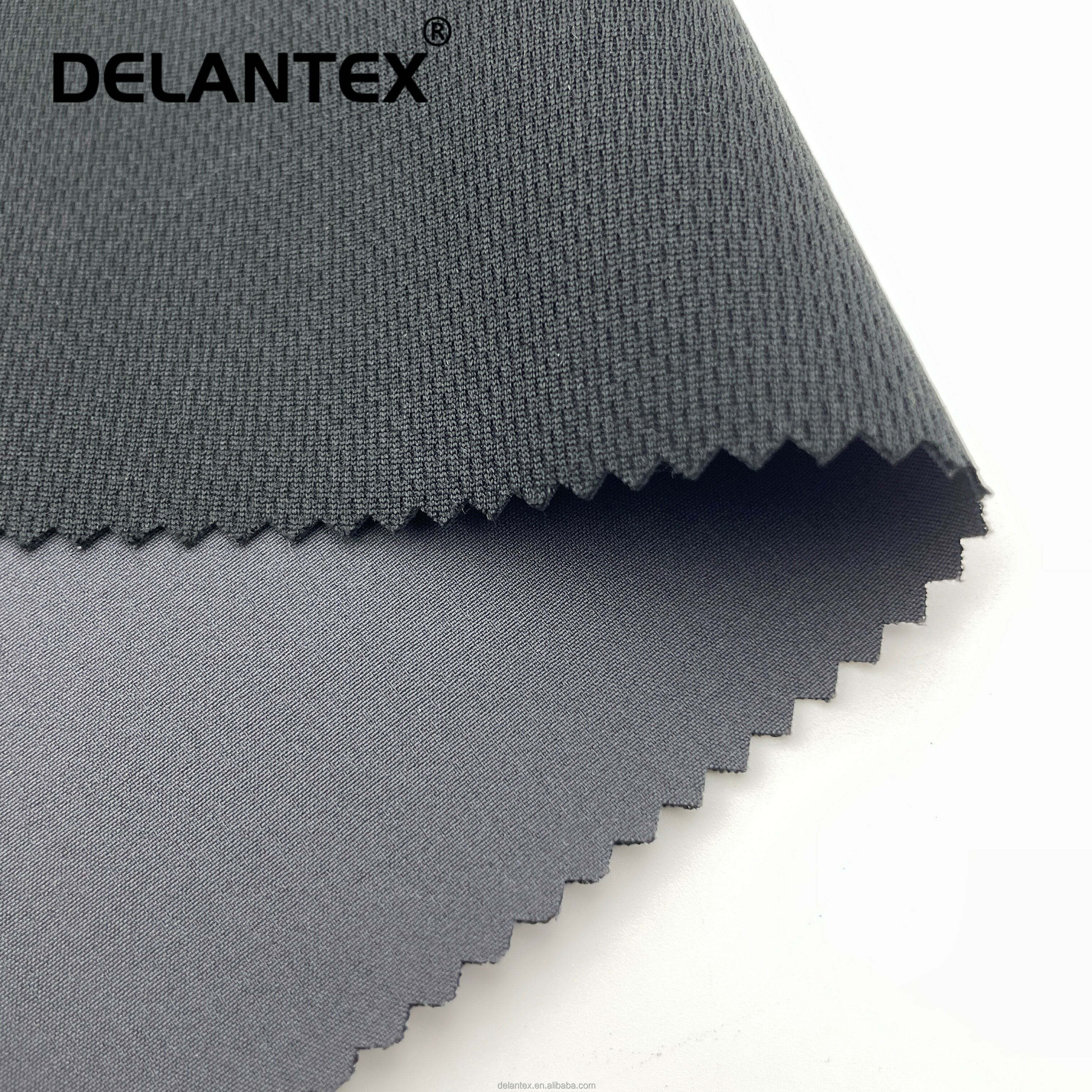 4-Way Stretchable Solid Color 100% Polyester Softshell Waterproof Bird Eye Mesh Fabric for Outdoor Use & Garments for Girls