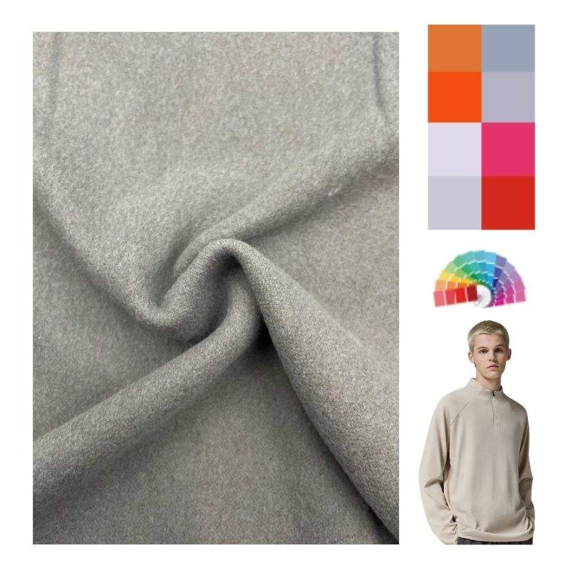 Delantex 100% Polyester Fabric Polar Fleece Coffee 328GSM 150cm