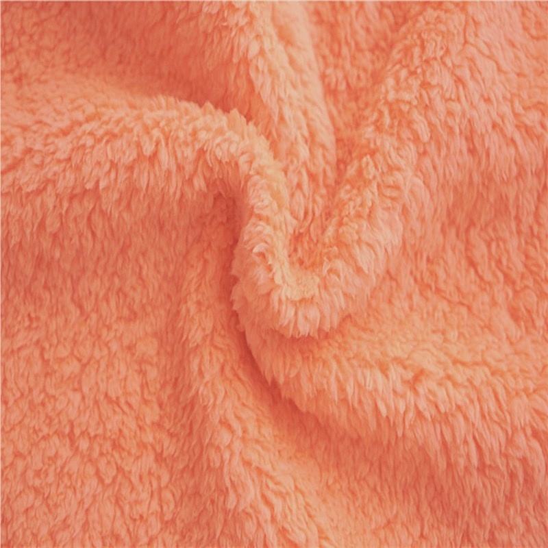 Delantex Sherpa Fleece 100% Polyester Sherpa Fleece Fur Fabric for Jacket Garments Blankets Upholstery Fabric
