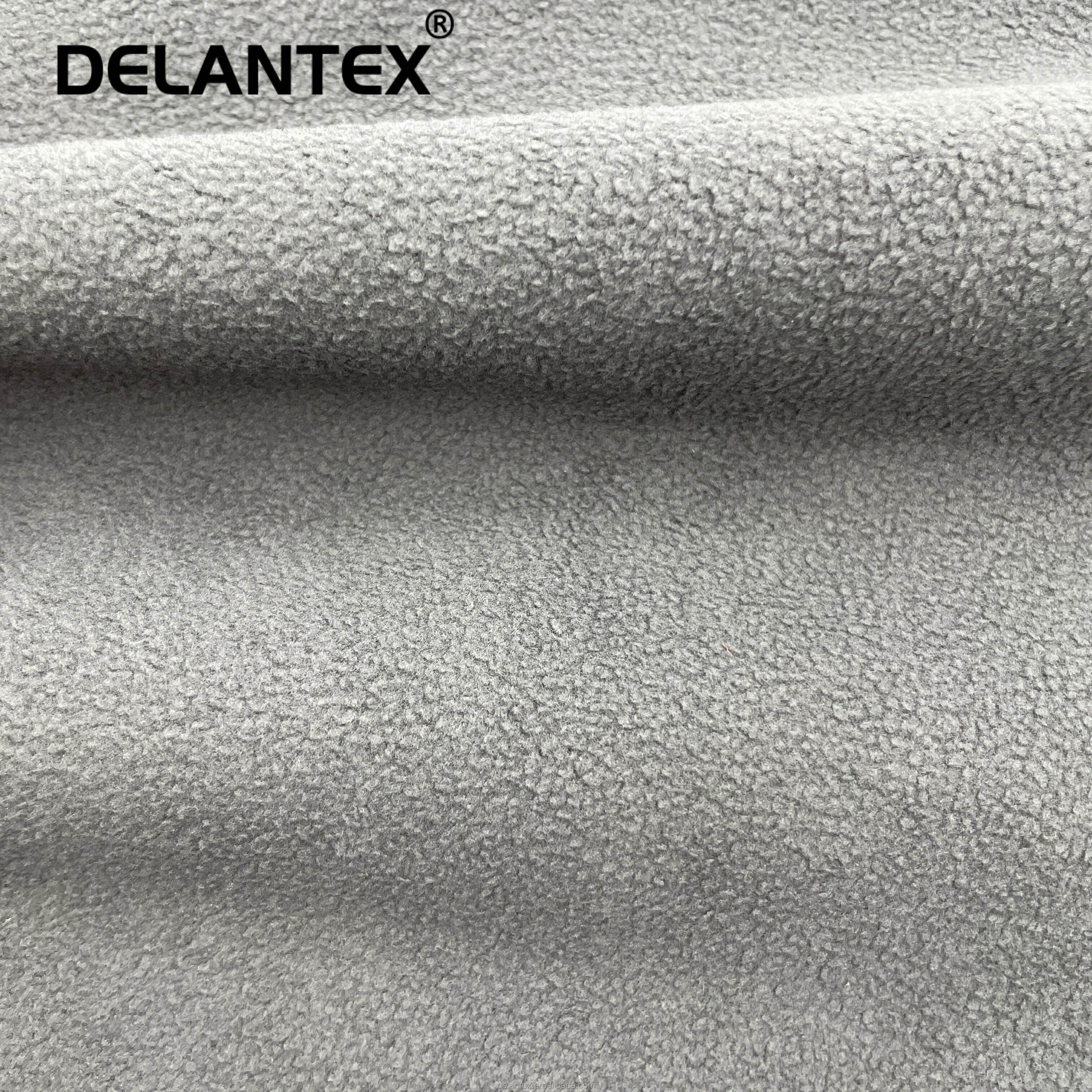 Solid Color 4 Way Stretchable Waterproof Softshell Bonded Fleece Fabric