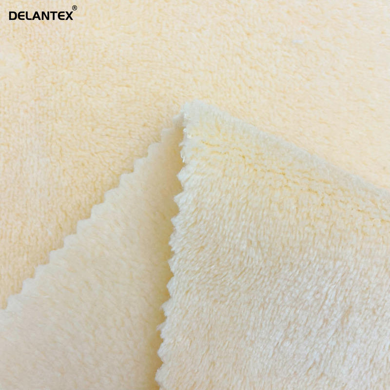 Delantex Skin Friendly Super Soft Velvet Garment Fabric for Baby Blanket