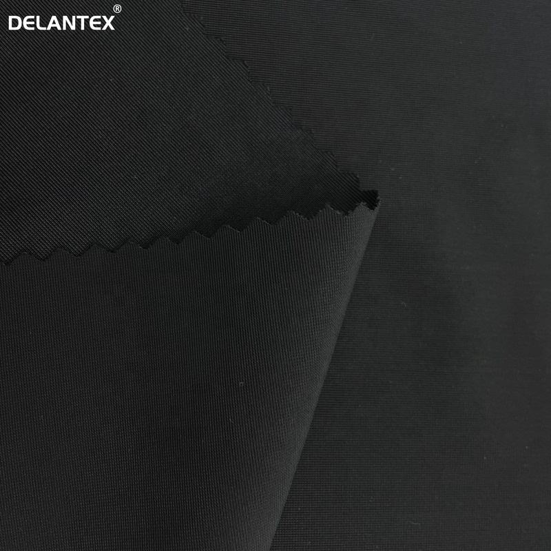 Delantex DTY Warp Knitted Moisture Wicking Polyester Elastane Fabric for Activewear