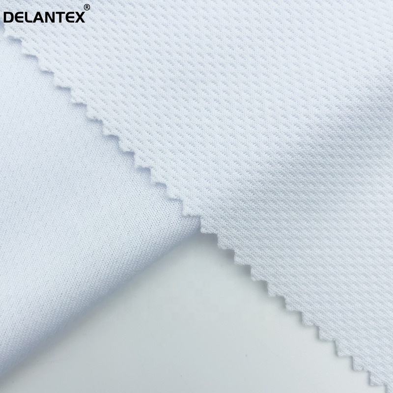 75/72 White Polyester Mesh Fabric Breathable and Lightweight Stretch Plain Dyed for Outdoor Use Lining & Diapers for Girls